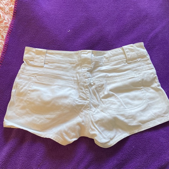 BeBop White Short-Shorts - Picture 2 of 3